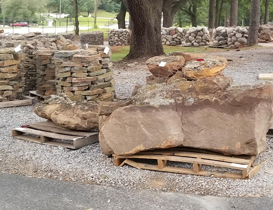 outdoor decorative rocks - large stones - landscape supply in mobile