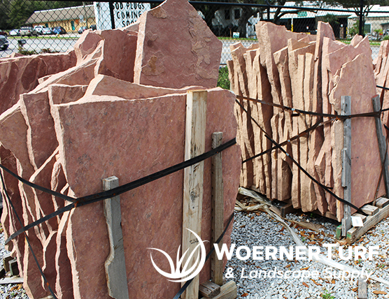 landscape natural stone for outdoor landscaping sold at woerner turf & landscape supply of mobile